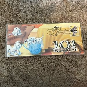 Disney 101 Dalmatian first day issue in plastic sleeve issued 08/07/2008 Anaheim